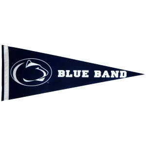 Penn State athletic logo blue band pennant image